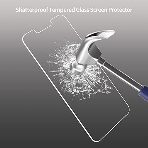 מגן מסך זכוכית דיארה לאייפון 14 פלוס / אייפון 13 פרו מקס [6.7 אינץ'] מארז 2 מארז סרט זכוכית מחוסמת ידידותית